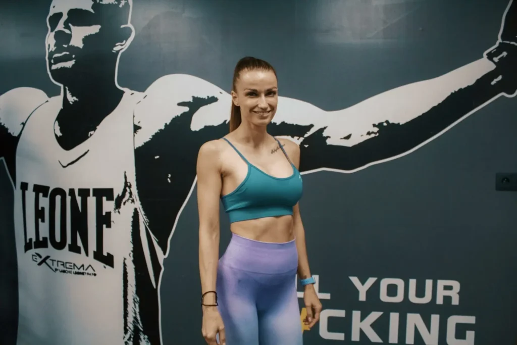 Krásny úsmev fitness trénerky Jany Húšťavovej.
